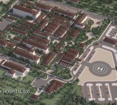 500-BED MILITARY HOSPITAL