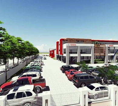 TOYOTA ADMINISTRATION OFFICES AND WORKSHOP